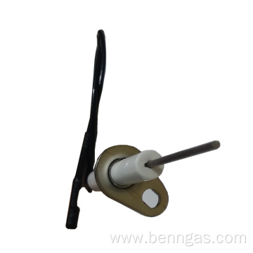 Ignition electrode for gas burner